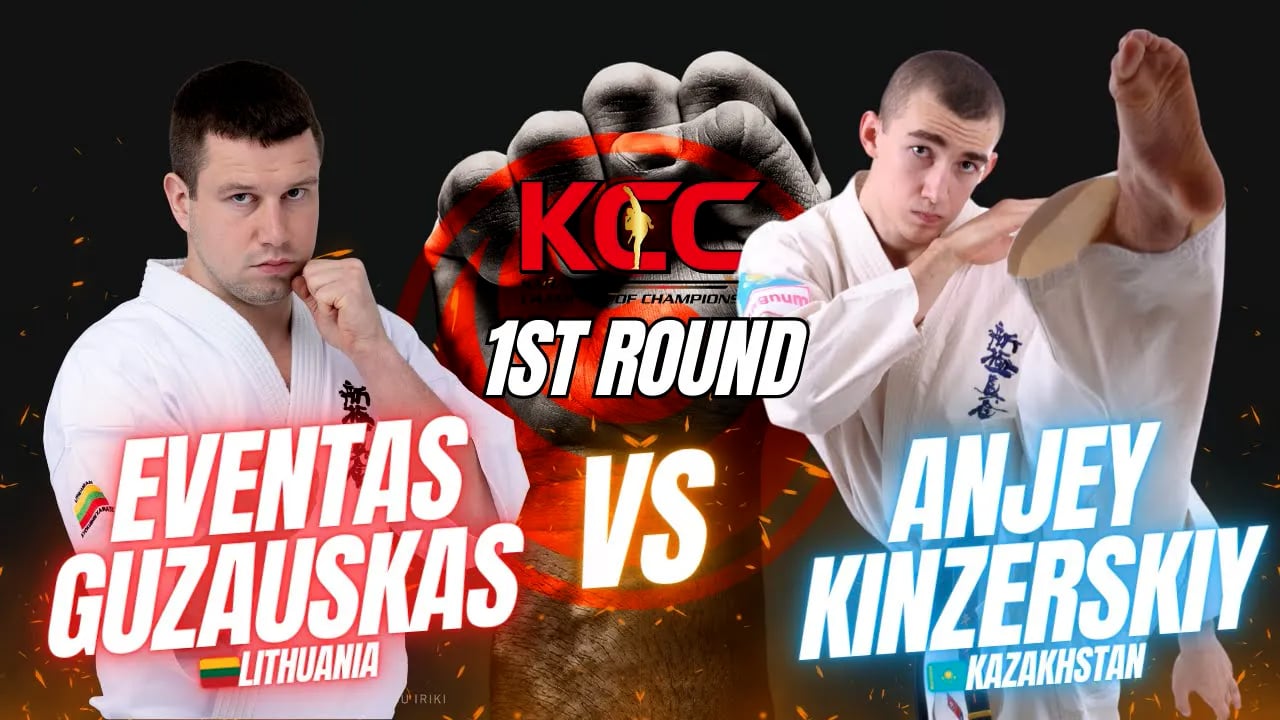 2024 KCC 1st Round - Men：Eventas Guzauskas VS Anjey Kinzerskiy