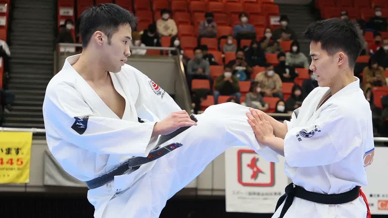 【新極真会】第53回全日本大会　男子2回戦　平木vs湯川　SHINKYOKUSHINKAI KARATE