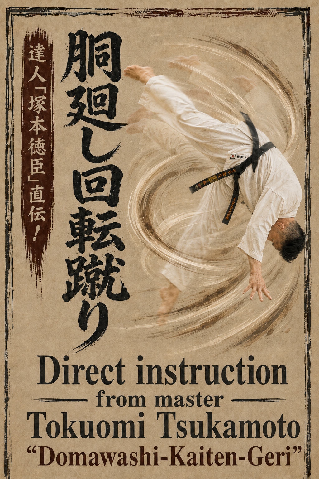 A Master's Ultimate Technique 「Norichika Tsukamoto ② Domawashi-kaitengeri」