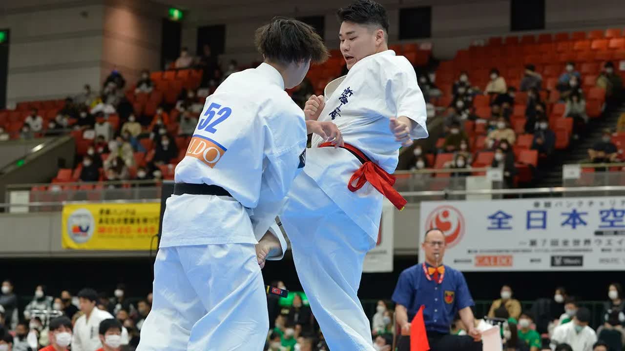 【新極真会】第53回全日本大会　男子２回戦　渡辺vs大橋　SHINKYOKUSHINKAI KARATE