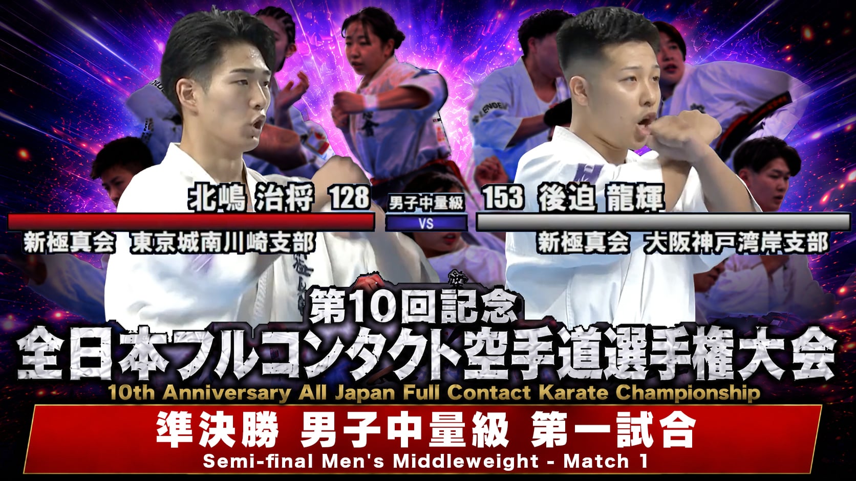 〈実況解説〉JFKO全日本 準決勝【男子中量級 第一試合】