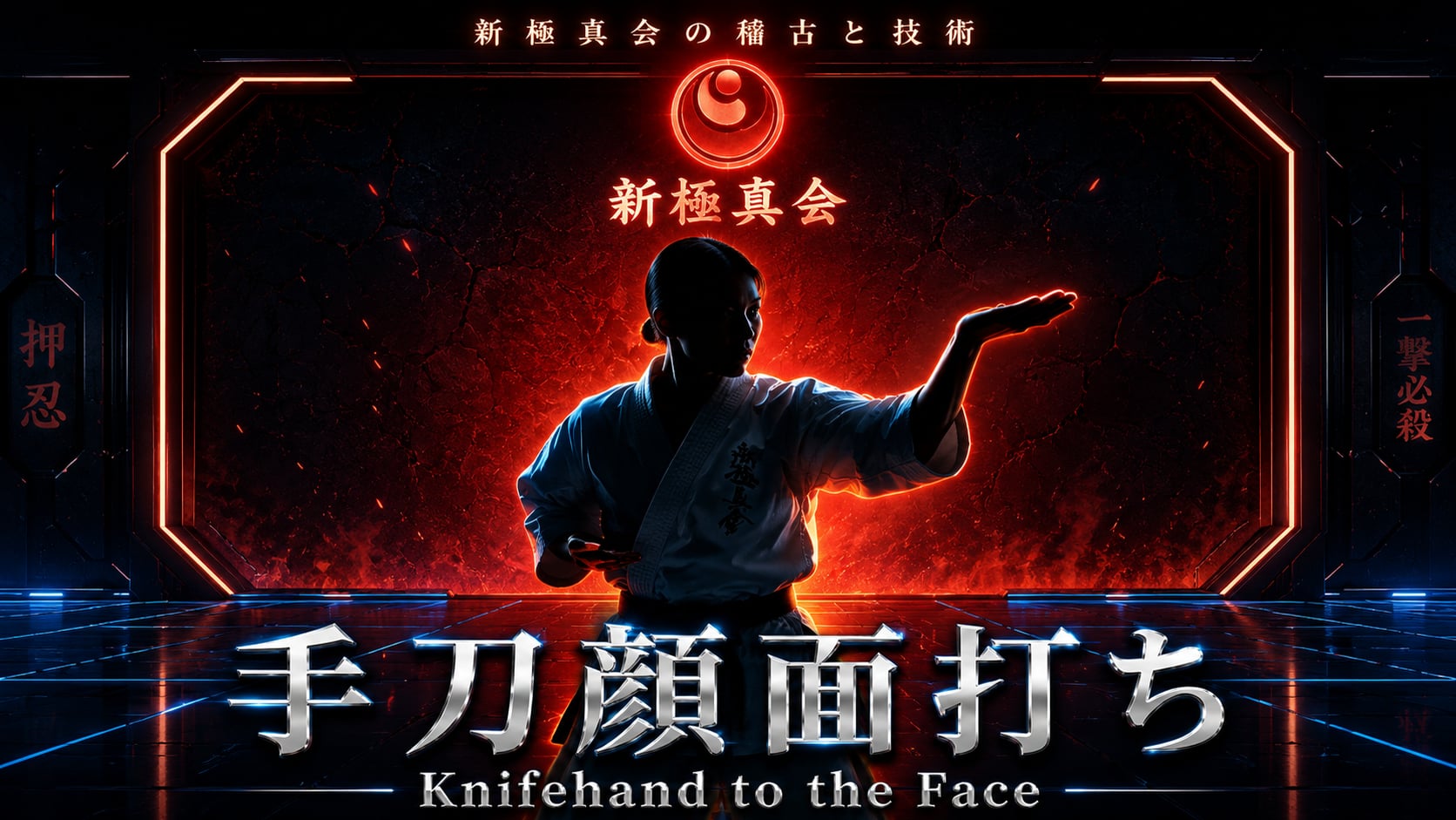 【基本】手刀顔面打ちKnifehand to the Face