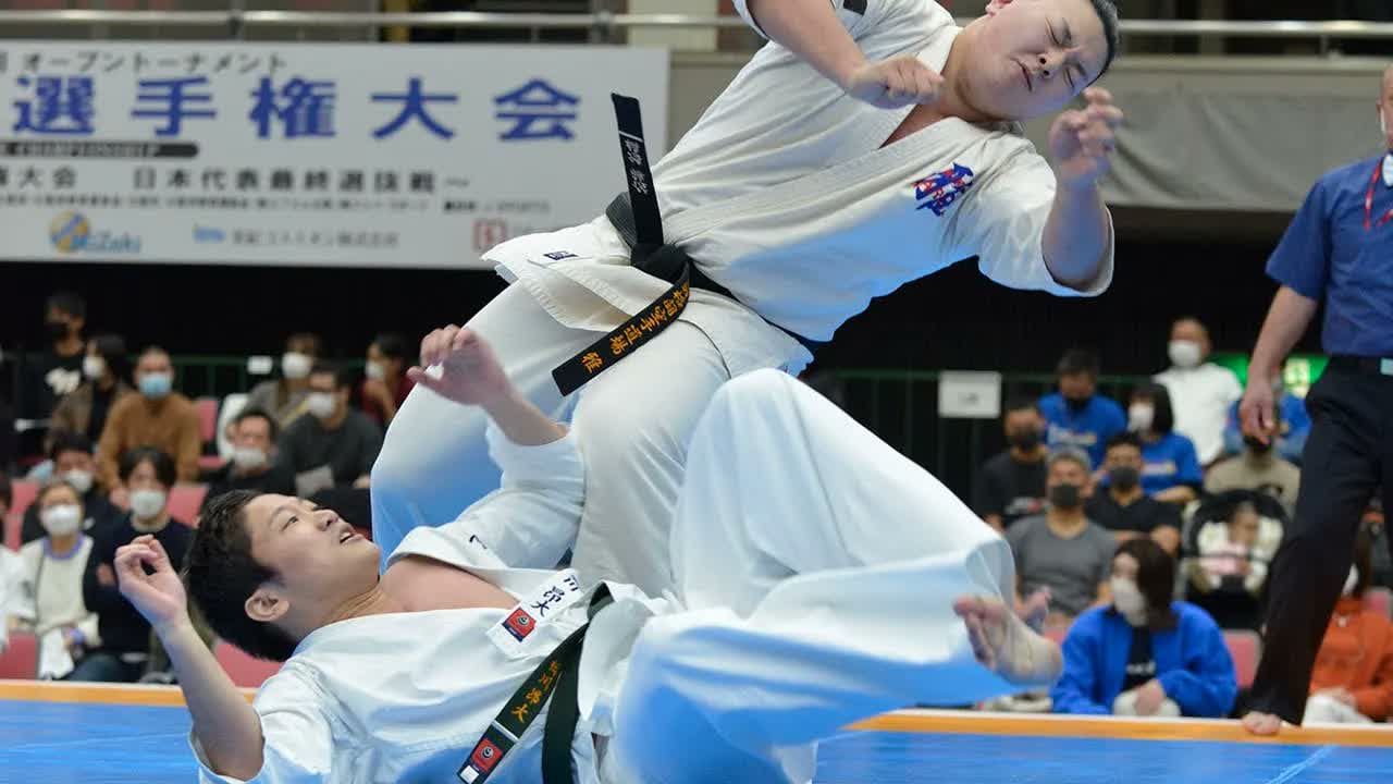 【新極真会】第53回全日本大会　第２回戦　佐藤vs細川　SHINKYOKUSHINKAI KARATE