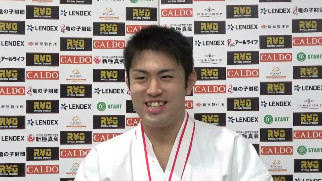 The 56th ALL Japan Open Karate Championship : Awards Ceremony 3rd place