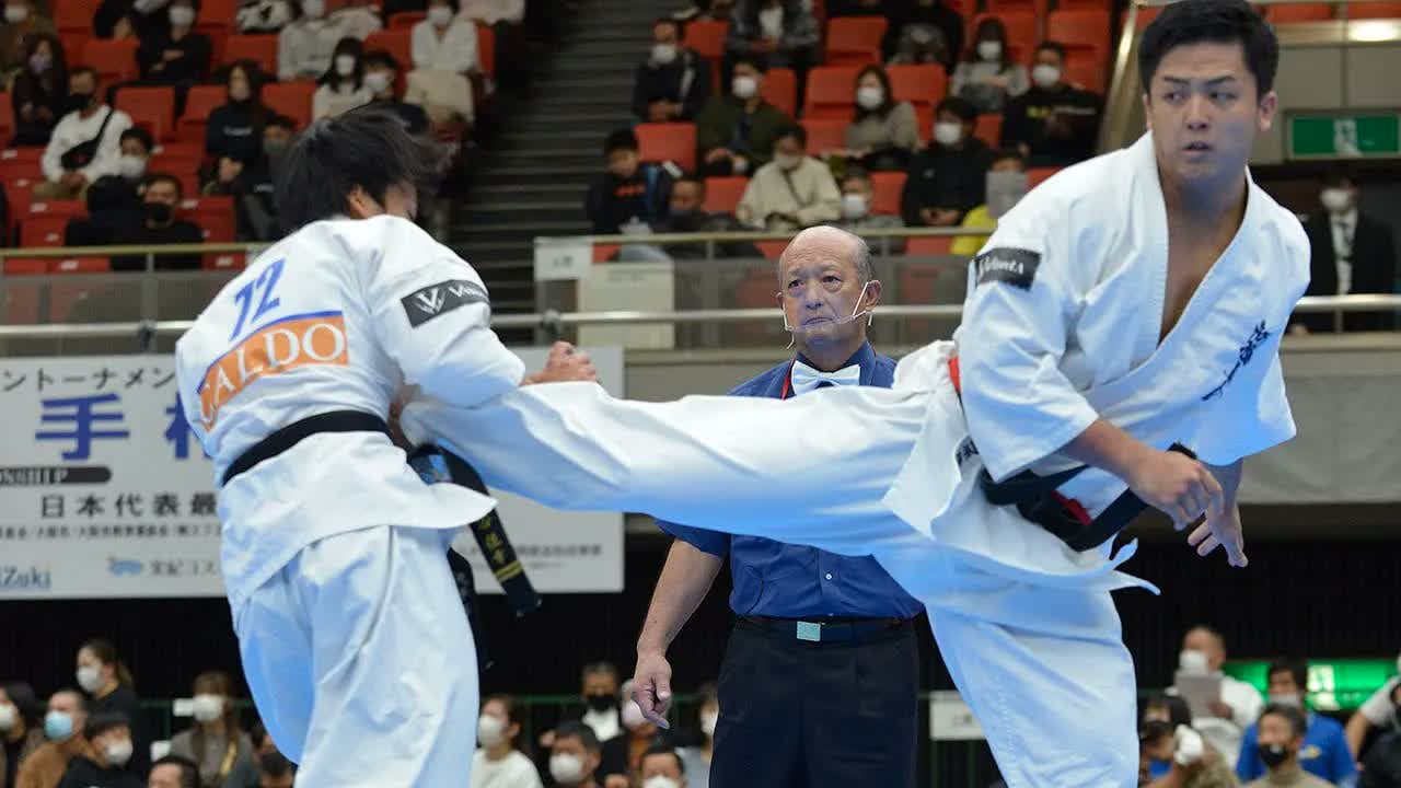 【新極真会】第53回全日本大会　第２回戦　鳥原vs糸谷　SHINKYOKUSHINKAI KARATE