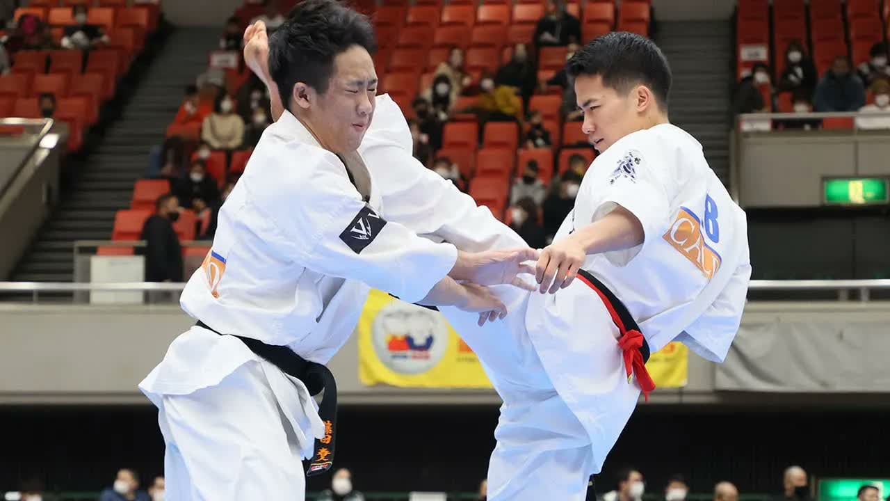 【新極真会】第53回全日本大会　第1回戦　平木vs藤田　SHINKYOKUSHINKAI KARATE