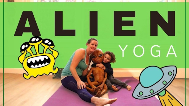 10min Yoga with Aliens!