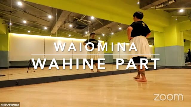 Waiomina - Wahine 振付サンプル