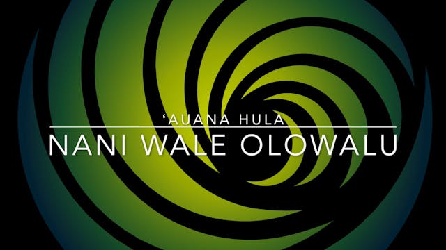 Nani Wale Olowalu 振付サンプル