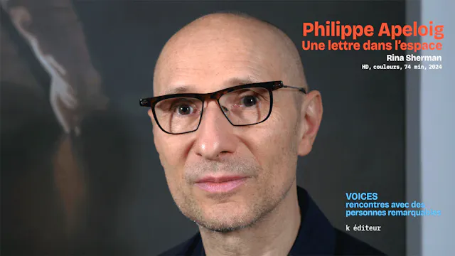 Philippe Apeloig, une lettre dans l’espace / Rina Sherman