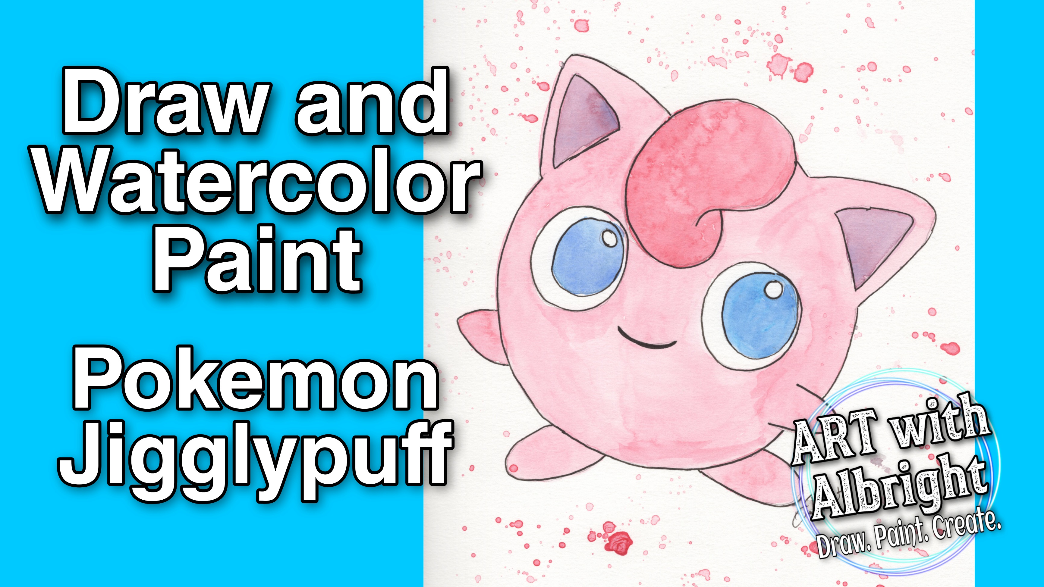 Paint ~ Watercolor Jigglypuff Pokemon
