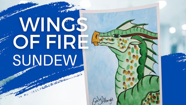 SUNDEW Wings of Fire Dragon Series ~ Artist Emily Albright 