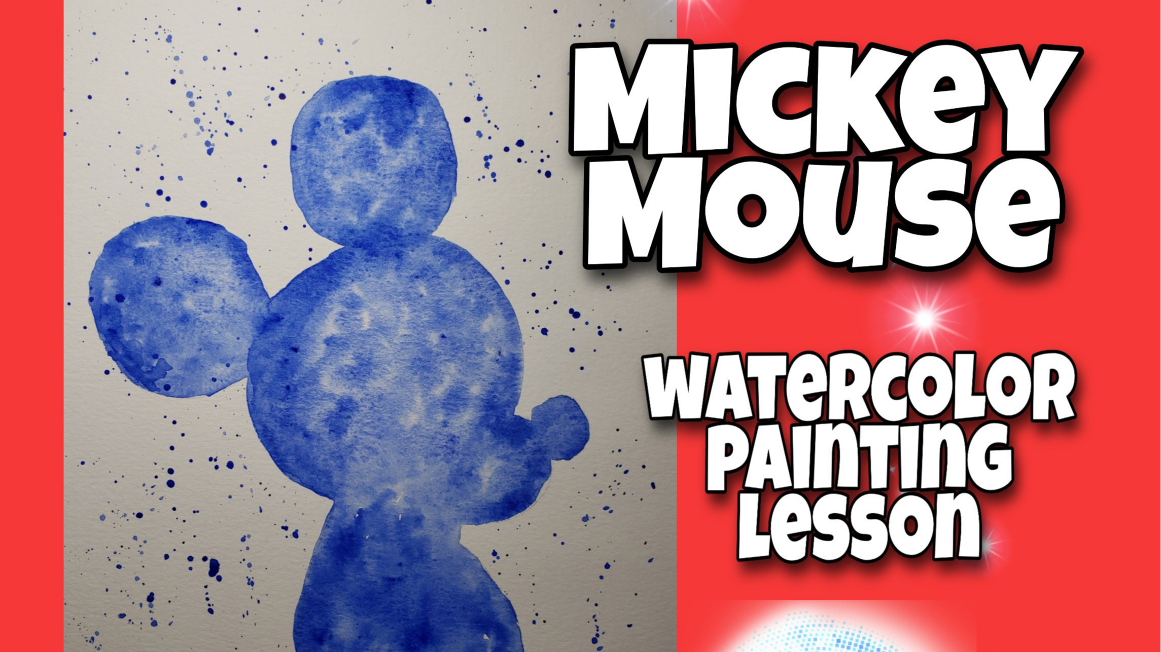 Paint ~ Watercolor Mickey Mouse 