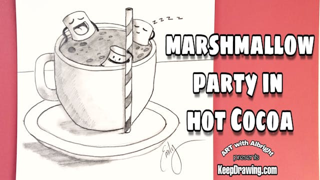 Marshmallow Party in Hot Cocoa