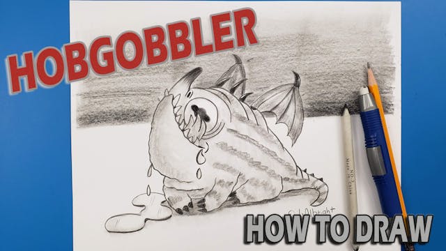 “HOBGOBBLER” DROOLING How To Train Your Dragon Series ~ Artist Emily Albright 