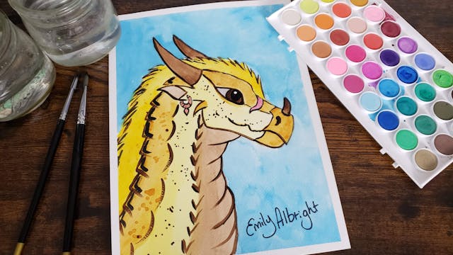 QIBLI Wings of Fire Dragon Series - Watercolor