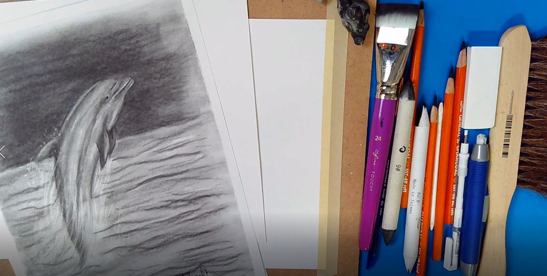 Art Supplies for Charcoal Drawing