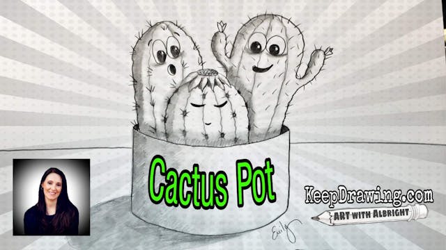 Cactus in Flower Pot