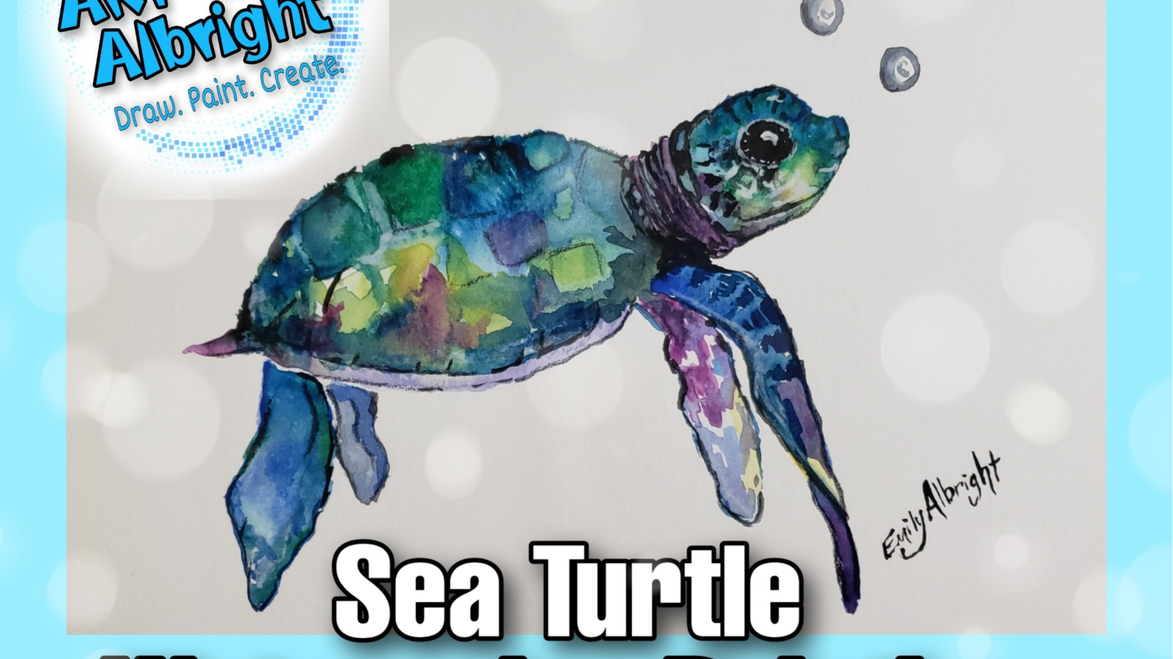 Paint ~ Watercolor Sea Turtle