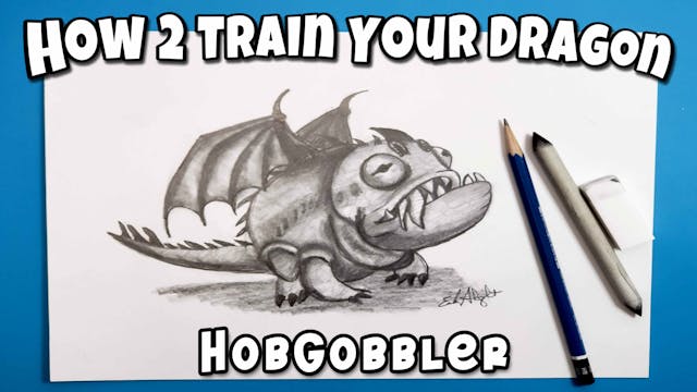 Learn how to draw a Hobgobbler Dragon HTTYD