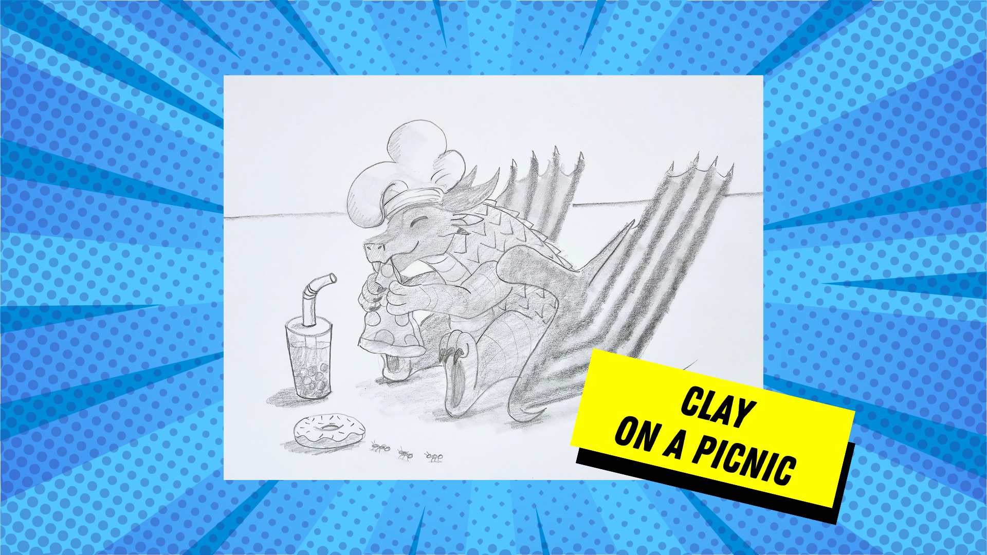 Dragon- Clay on a Picnic Wings of Fire