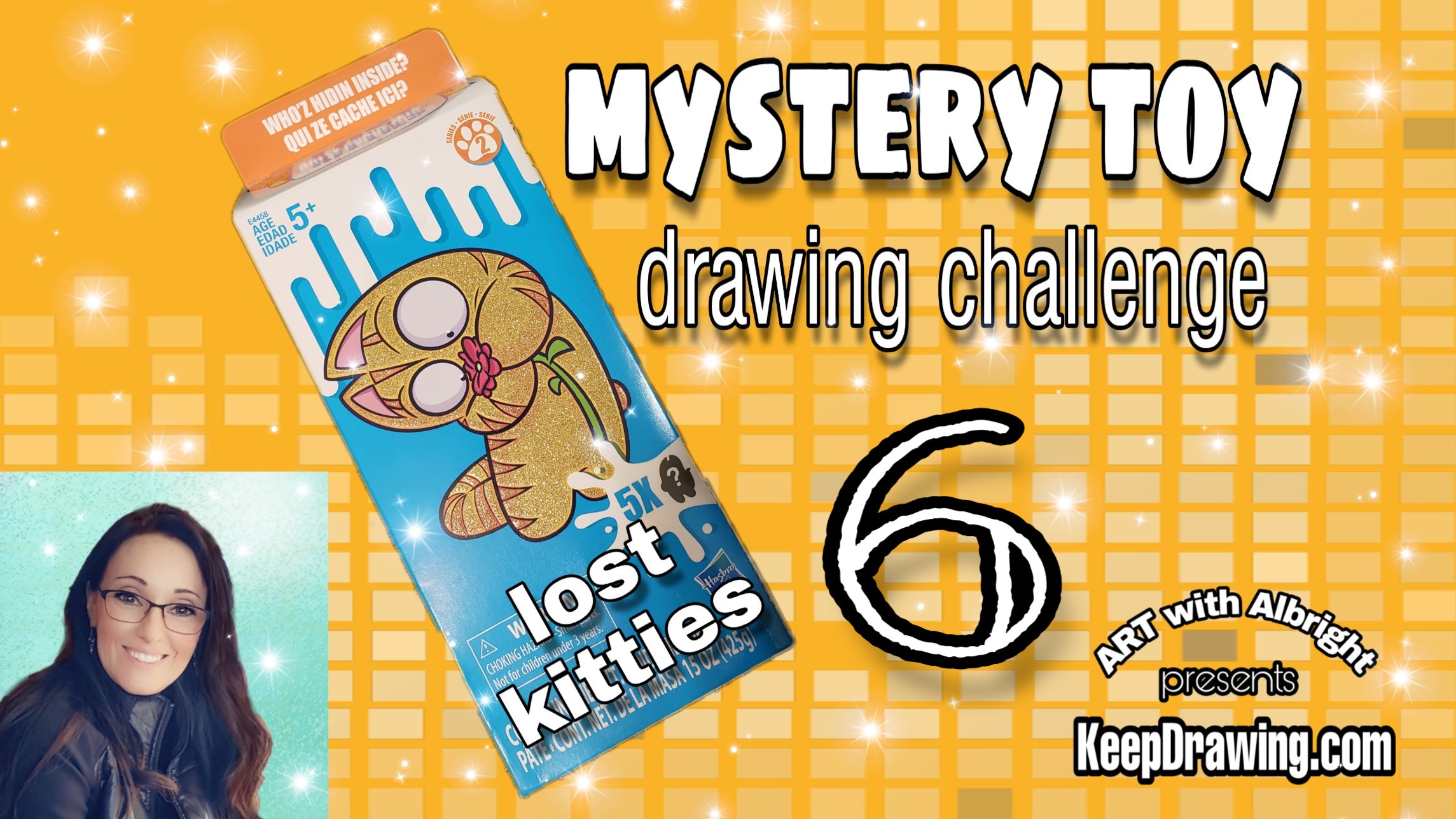 Unwrap the #6 Toy and Draw it (with furry guest artist)