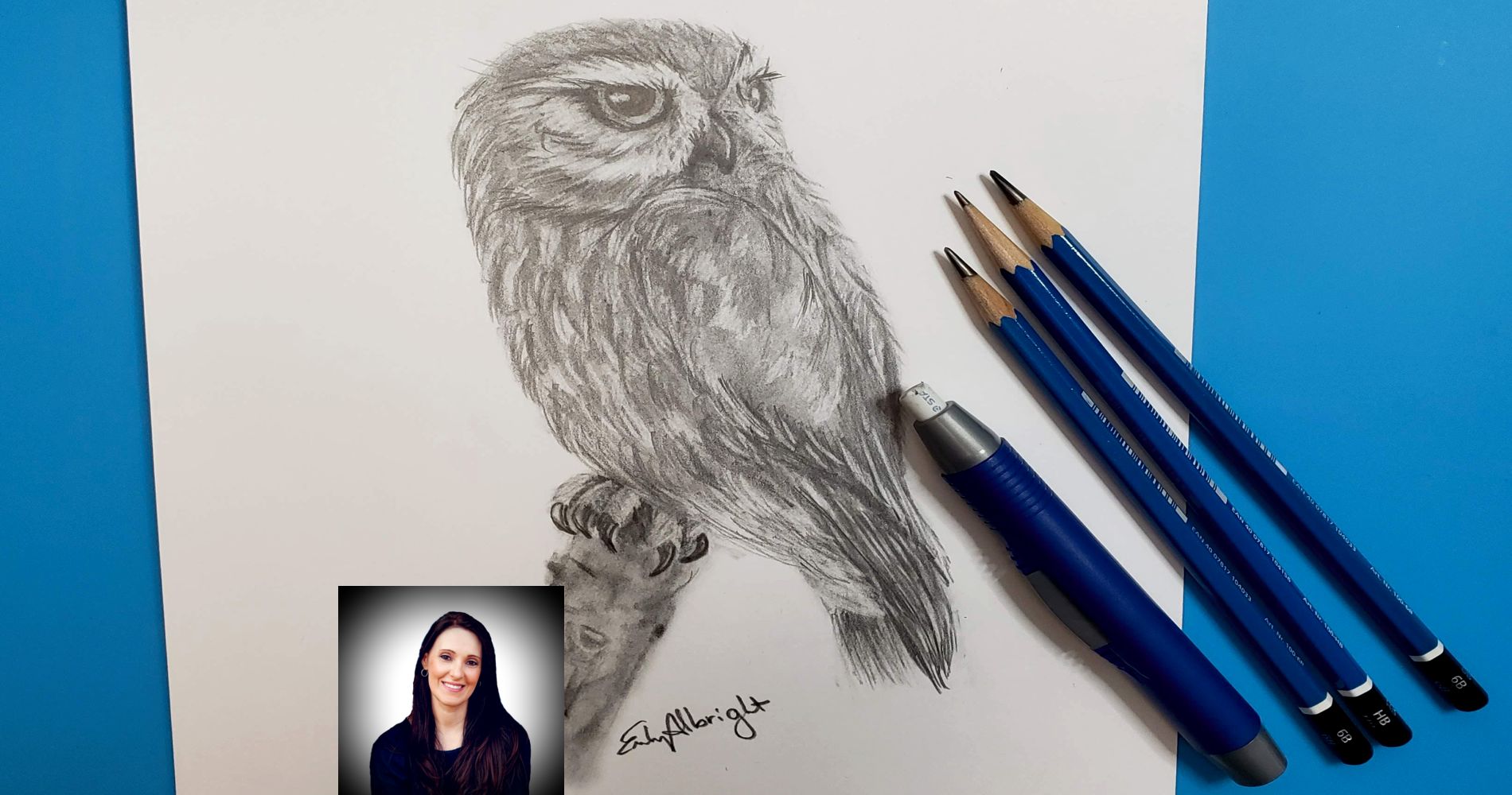 Owl Realistic Drawing - Drawing Skill