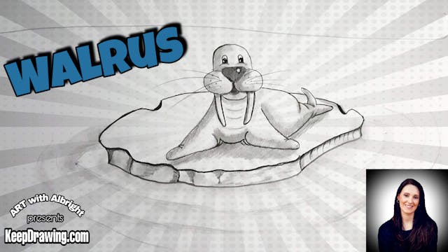 Walrus on an Iceburg
