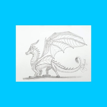 Learn How to draw - Leafwing Wings of Fire Dragon