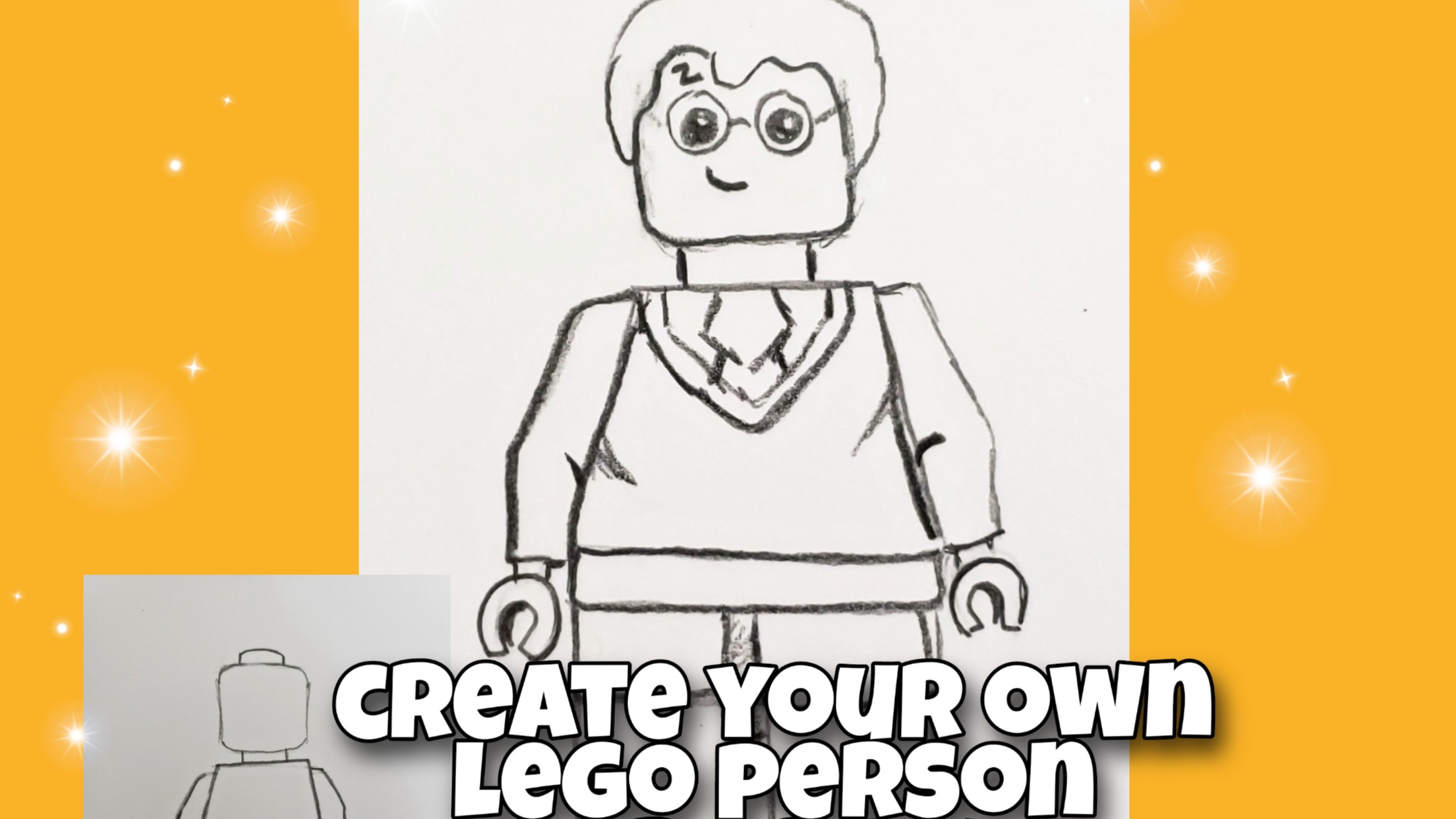 Create your own Lego Person or draw Harry Potter