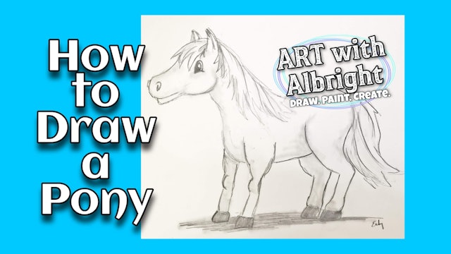 How to Draw a Pony - Horse