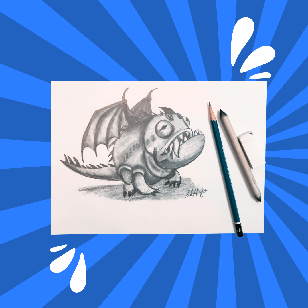 Learn how to draw a Hobgobbler Dragon HTTYD