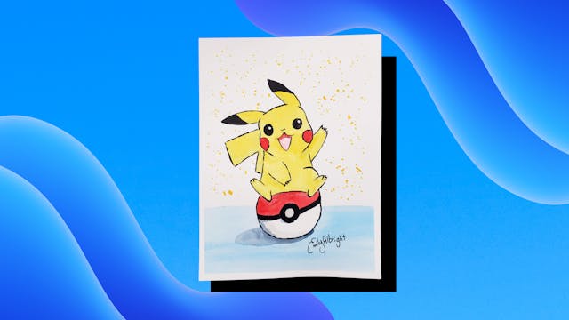 PIKACHU Pokemon Series ~ Artist Emily Albright 