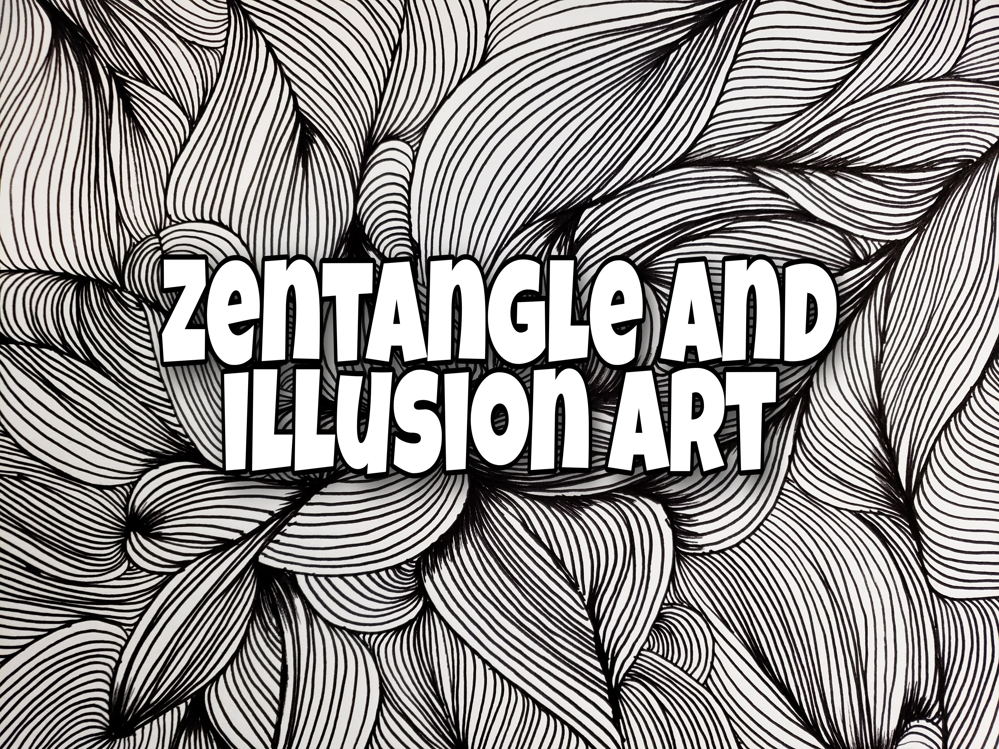 6 Optical illusion drawings for beginners/ illusion  patterns/tricks/abstract drawings - YouTube