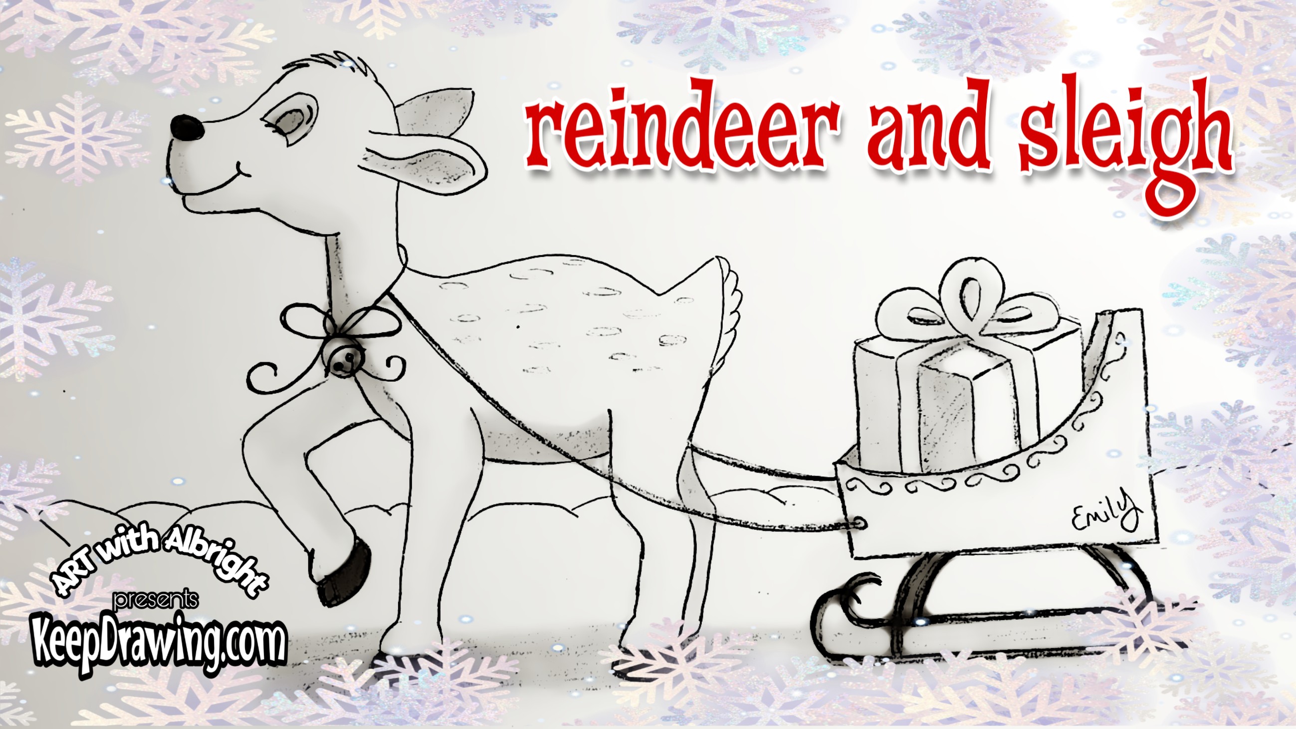 Reindeer and Sleigh