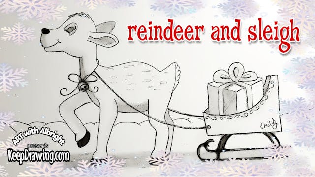 Reindeer and Sleigh