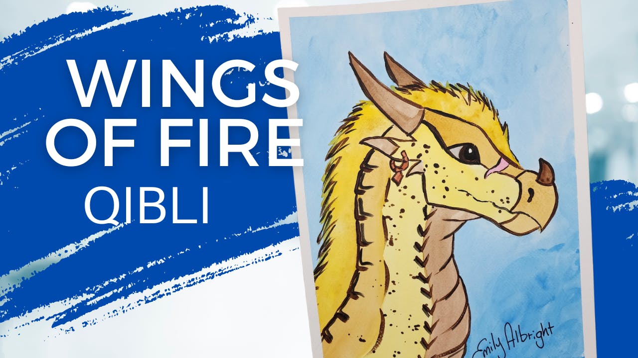 QIBLI Wings of Fire Dragon Series - Watercolor