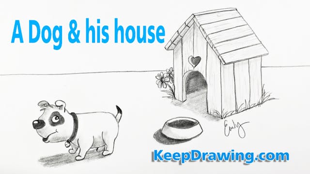 A dog and his house 