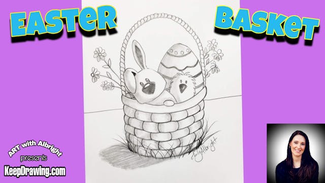 Easter Basket - Bunny & Chick