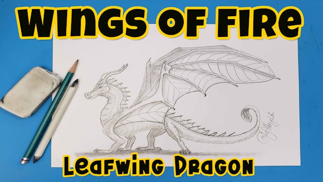 Learn How to DRAW a Leafwing Dragon