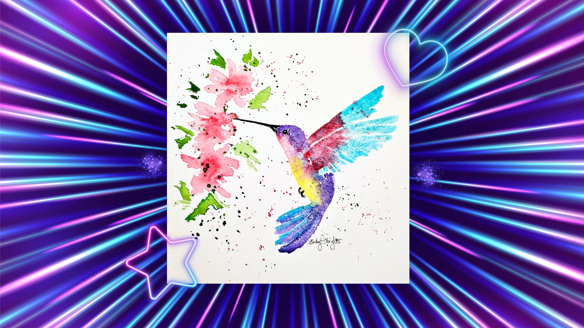 Painting- watercolor and acrylic paint