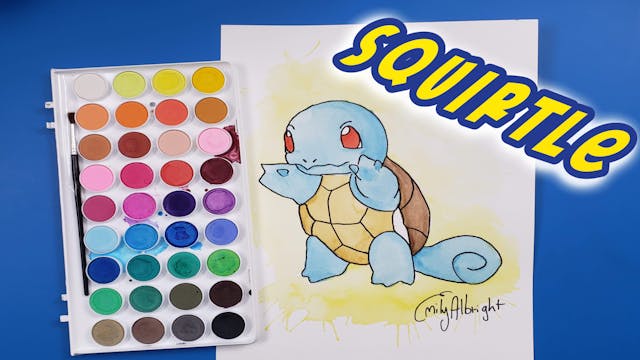 “SQUIRTLE” Pokemon Series - Watercolor