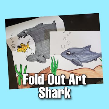Fold Out Art SHARK