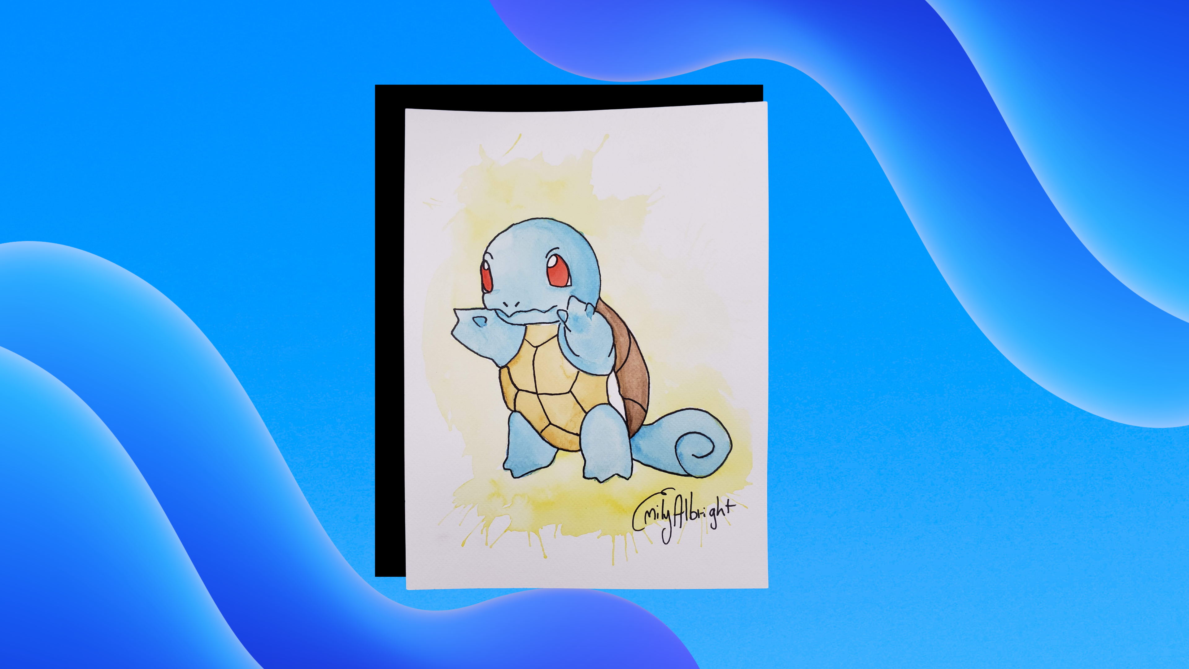 SQUIRTLE Pokemon Series ~ Artist Emily Albright 