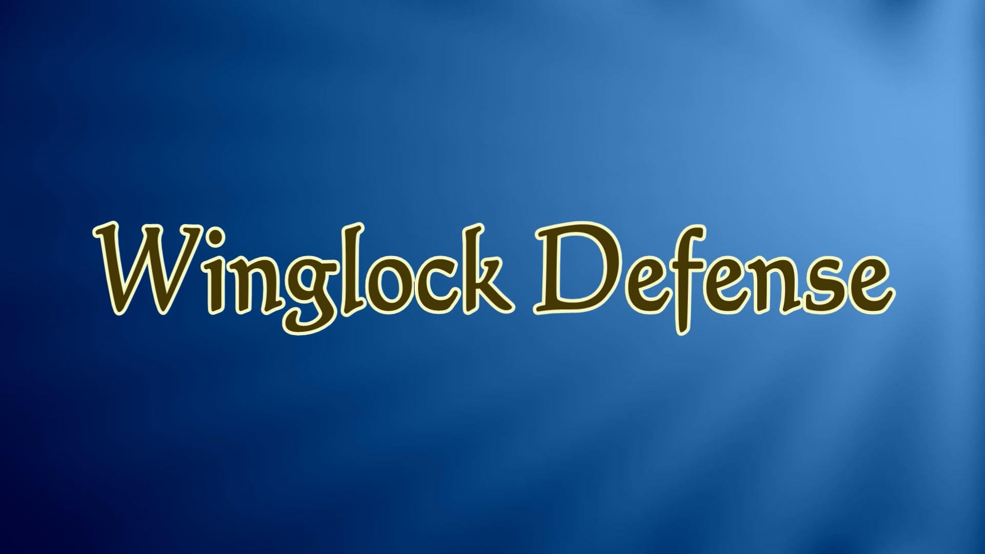 38. Video #38 - Winglock Defense Rev 101421