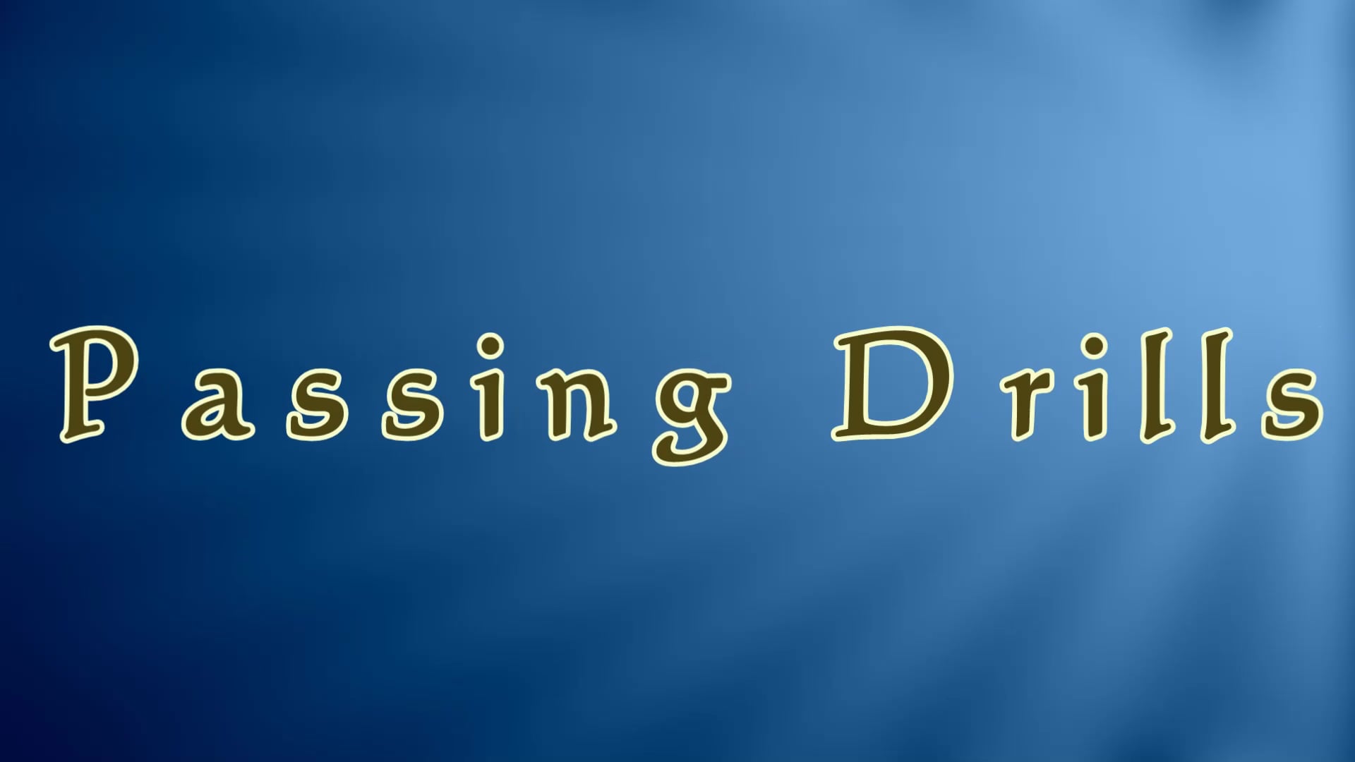 30. Video #30 - Introduction to Passing the Knife