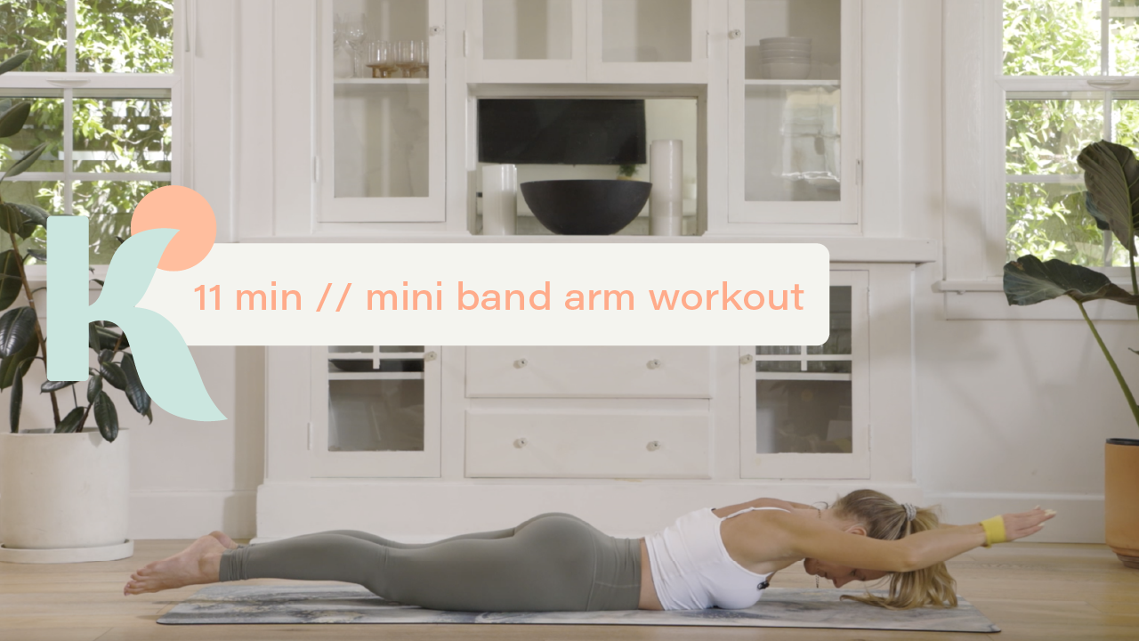 11 Minute Mini Band Arm Workout