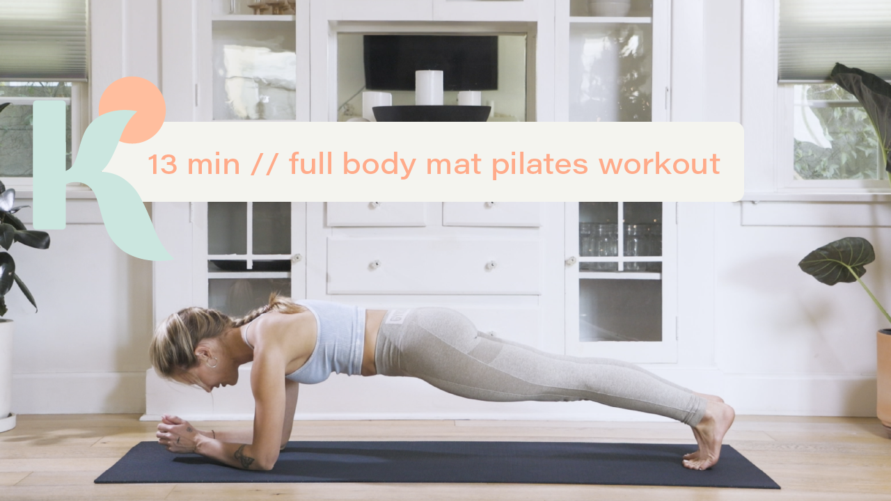 13 Minute Full Body Mat Pilates Workout