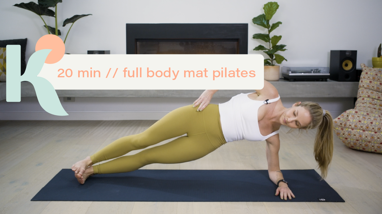 20 Minute Full Body Mat Pilates Workout (All Levels)