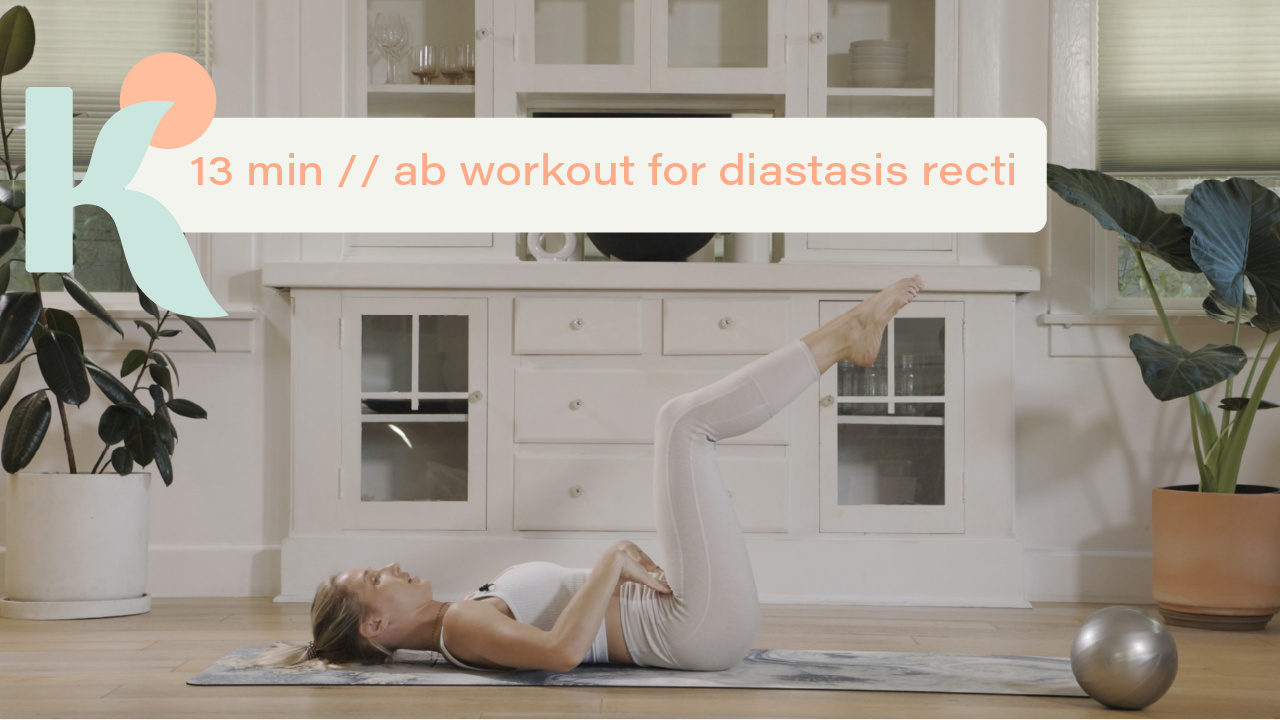 13 Minute Ab Workout for Diastasis Recti